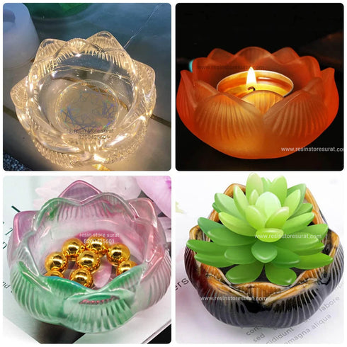 New Lotus Candle Mould